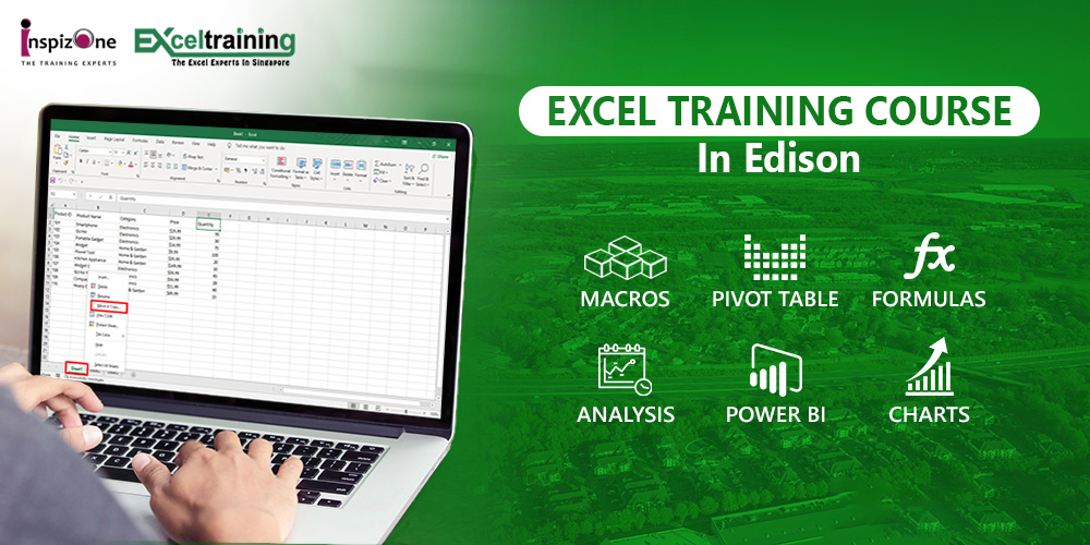 Excel Course in Edison