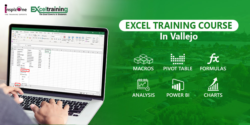 Excel Course in Vallejo